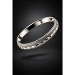 925 Sterling Silver Diamond-Cut Scallop Bangle/Kada – view 3