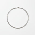 925 Sterling Silver Diamond-Cut Snake Chain Necklace –