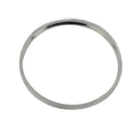 925 Sterling Silver Domed Grooved Bangle/Kada – view 2
