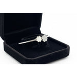 925 Sterling Silver Double Clover CZ Women’s Bracelet | 6g