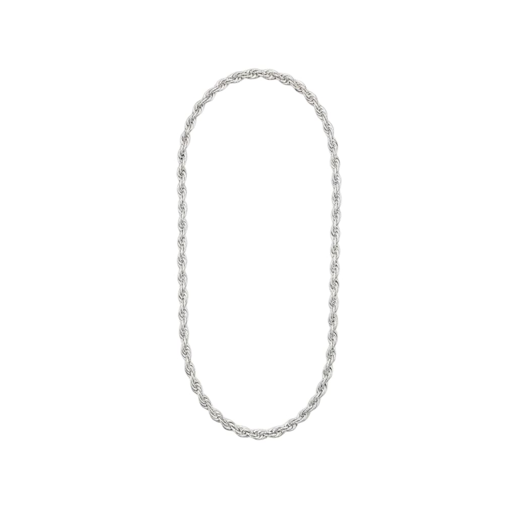 925 Sterling Silver Double Link Chain Necklace – Round