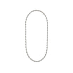 925 Sterling Silver Double Link Chain Necklace – Round
