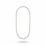 925 Sterling Silver Double Link Chain Necklace – Round