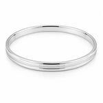 925 Sterling Silver Etched Line Bangle/Kada