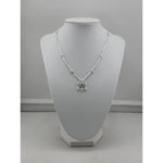 925 Sterling Silver Evil Eye Charm Necklace - Necklace