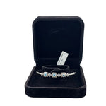 925 Sterling Silver Evil Eye CZ Bracelet | 11g