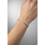 925 Sterling Silver Figaro Chain Bracelet – Italian Link