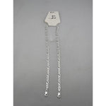 925 Sterling Silver Figaro Chain Bracelet – Italian Link
