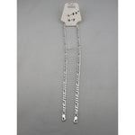 925 Sterling Silver Figaro Chain Bracelet – Classic Italian