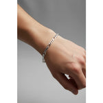 925 Sterling Silver Figaro Chain Bracelet – Italian Link