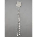 925 Sterling Silver Figaro Chain Bracelet – Slim Link | 8 Inches