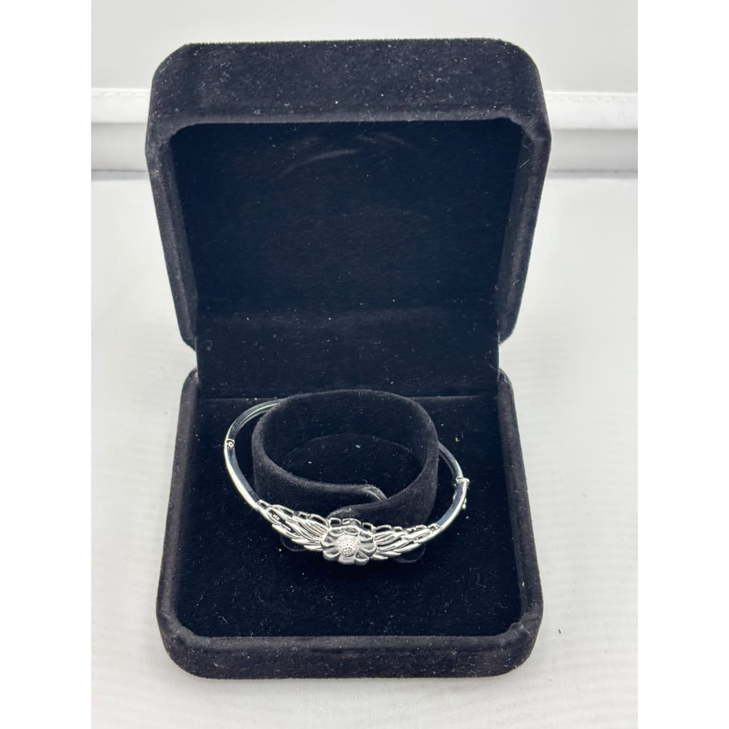 925 Sterling Silver Floral Leaf Women’s Bracelet | 6g