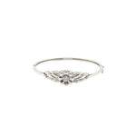 925 Sterling Silver Floral Leaf Women’s Bracelet | 6g