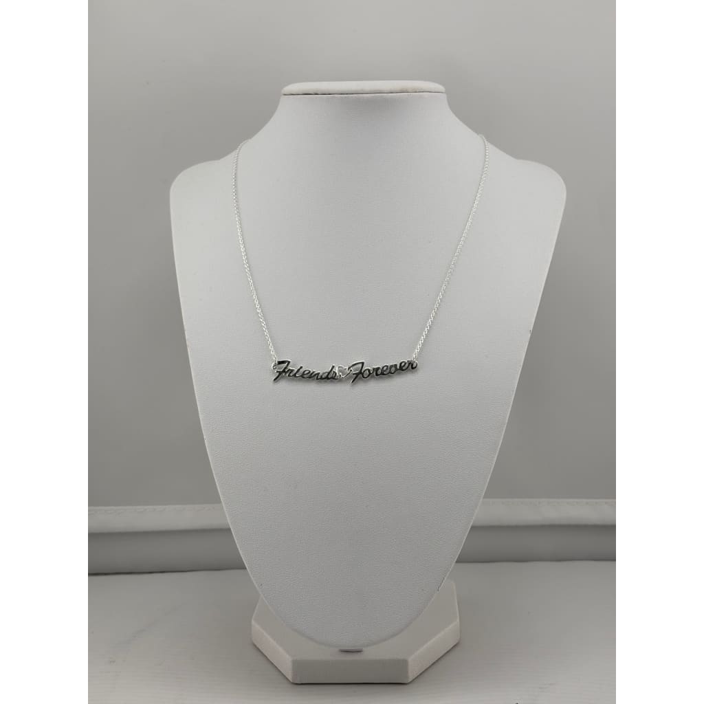 925 Sterling Silver Friends Forever Name Necklace - Necklace