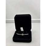 925 Sterling Silver Halo CZ Women’s Bracelet | 8g
