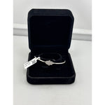 925 Sterling Silver Hamsa Hand CZ Women’s Bracelet | 6g