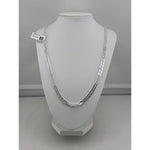 925 Sterling Silver Heavy Curb Chain Necklace – Thick Flat