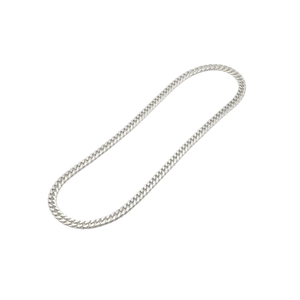 925 Sterling Silver Heavy Curb Chain Necklace – Thick Flat