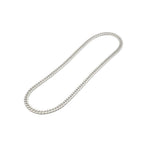 925 Sterling Silver Heavy Curb Chain Necklace – Thick Flat