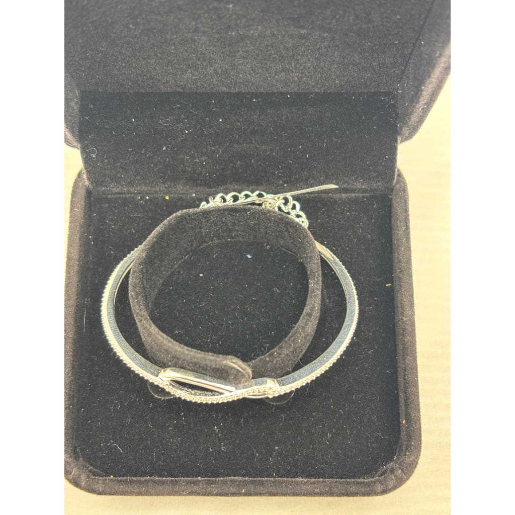 925 Sterling Silver Infinity CZ Women’s Bracelet | 7g