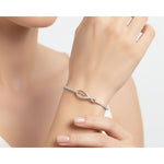925 Sterling Silver Infinity CZ Women’s Bracelet | 7g