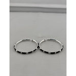 925 sterling silver kids bangle pair alternate front view