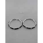 Kids silver bangle pair front view