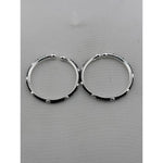 Kids silver bangle pair close view