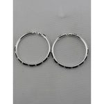 Kids silver bangle pair top view
