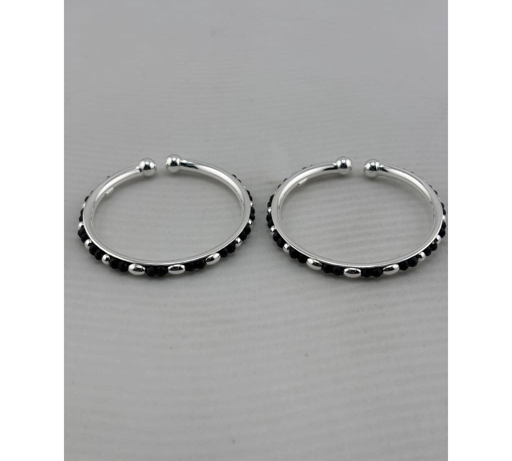Original product photo of kids black stone bangle pair
