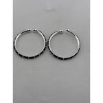 Kids silver black-stone bangle pair original view