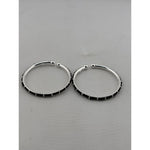 Silver baby bangle pair product view