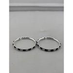 925 sterling silver kids black-stone bangle pair alternate view