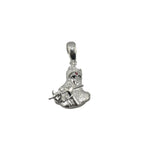 925 Sterling Silver Krishna Flute Pendant - 2.19 g - Pendant