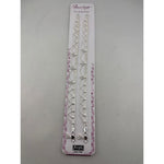 925 sterling silver layered heart anklet pair