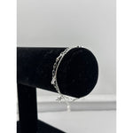 925 Sterling Silver Layered Star Charm Bracelet | 5g
