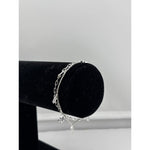 925 Sterling Silver Layered Star Charm Bracelet | 5g