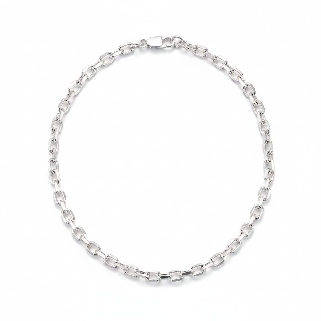 925 Sterling Silver Mariner Chain Necklace – Anchor Link