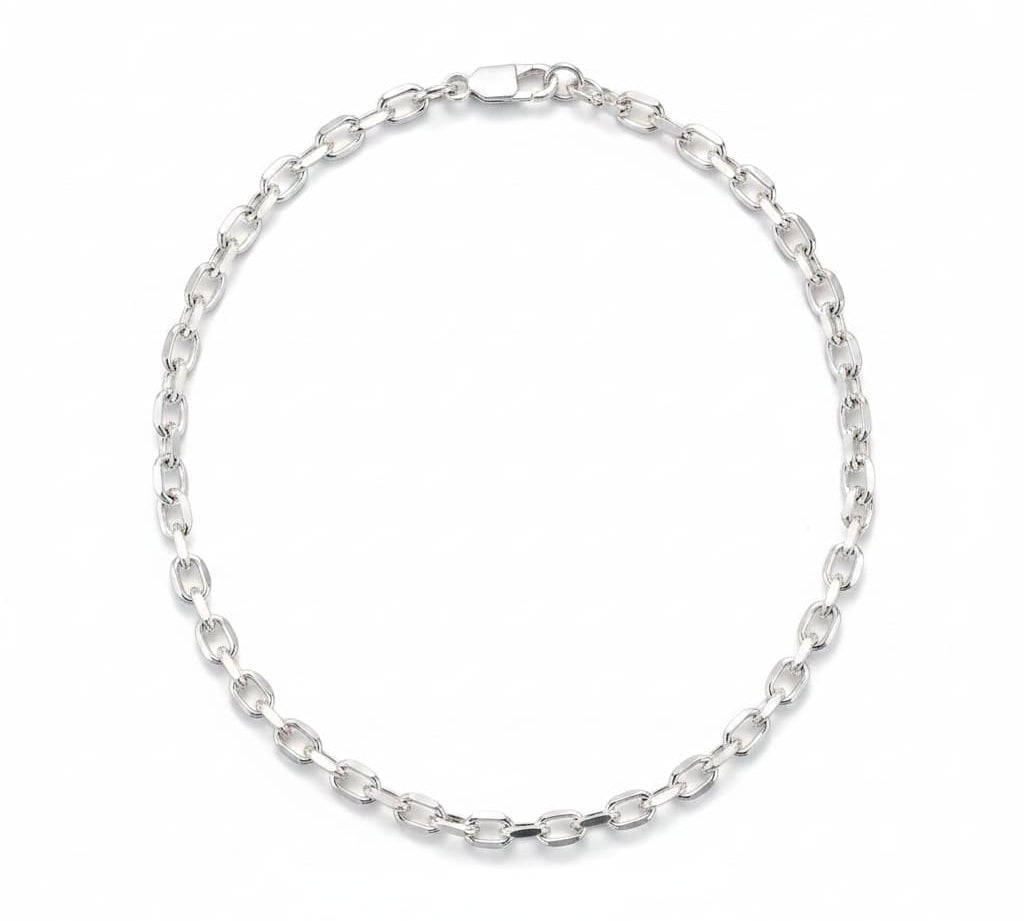 925 Sterling Silver Mariner Chain Necklace – Anchor Link