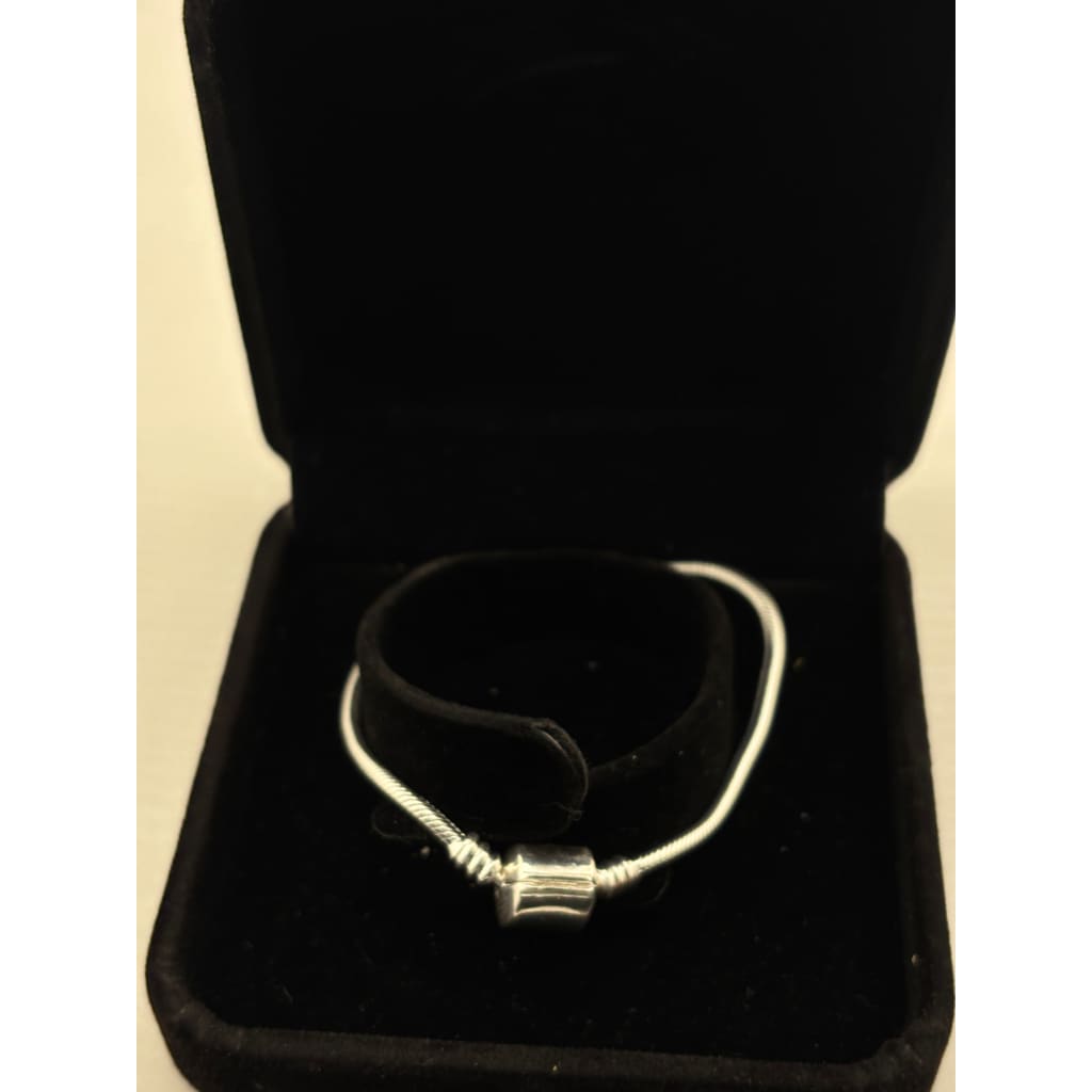 925 Sterling Silver Minimal Charm Women’s Bracelet