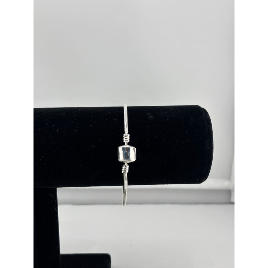 925 Sterling Silver Minimal Charm Women’s Bracelet
