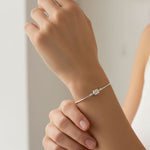 925 Sterling Silver Minimal Charm Women’s Bracelet
