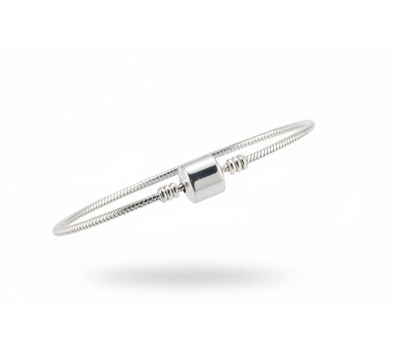925 Sterling Silver Minimal Charm Women’s Bracelet