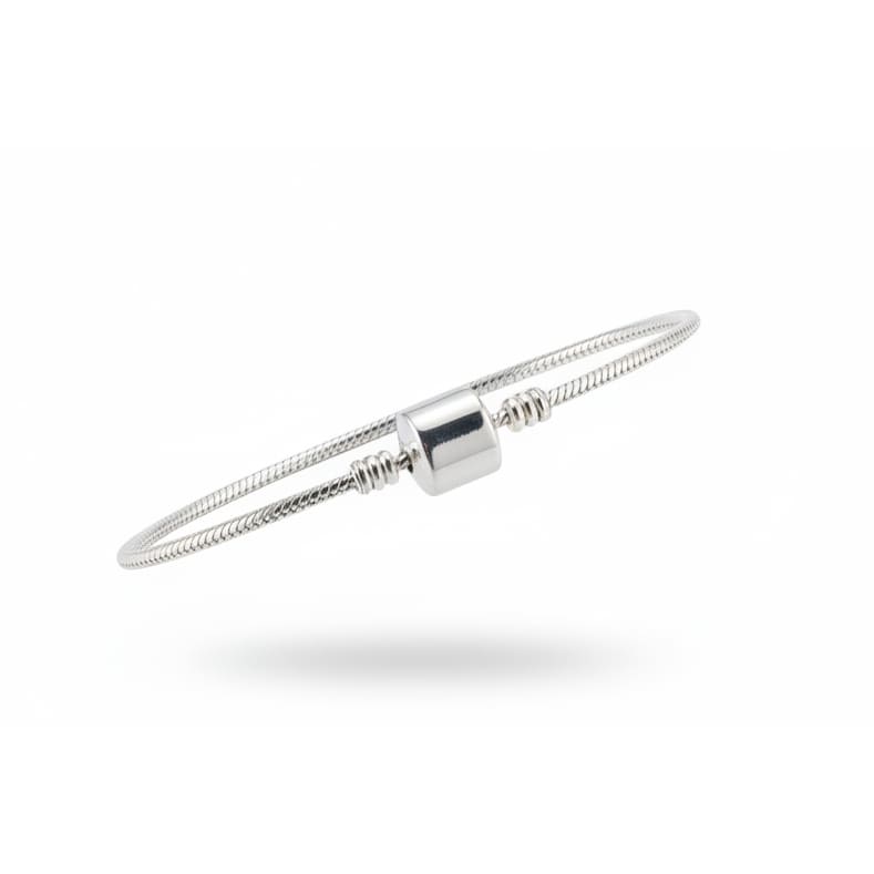 925 Sterling Silver Minimal Charm Women’s Bracelet