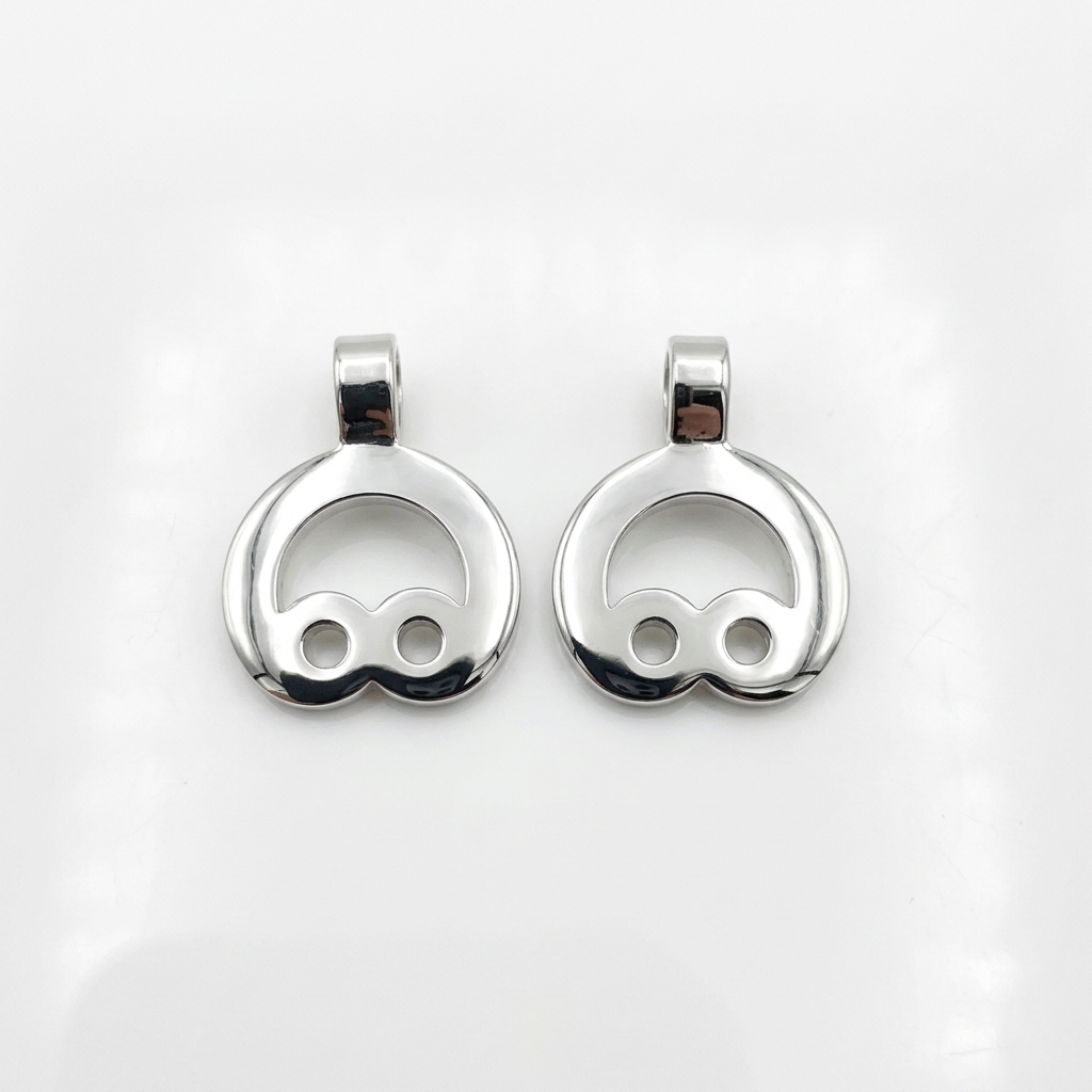 925 Sterling Silver Nazar Kanda Pendant (Set of 2) 1.5gm