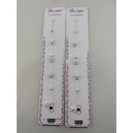 Original product view of 925 sterling silver kids anklet pair
