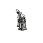 925 Sterling Silver Oxidised Radha Krishna Flute Pendant