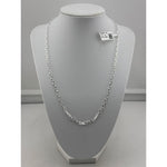 925 Sterling Silver Paperclip Chain Necklace – Minimalist