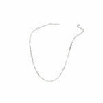 925 Sterling Silver Paperclip Chain Necklace – Minimalist
