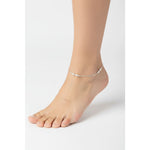 925 Sterling Silver Pearl Bead Anklet – Elegant Women’s Payal – 15g